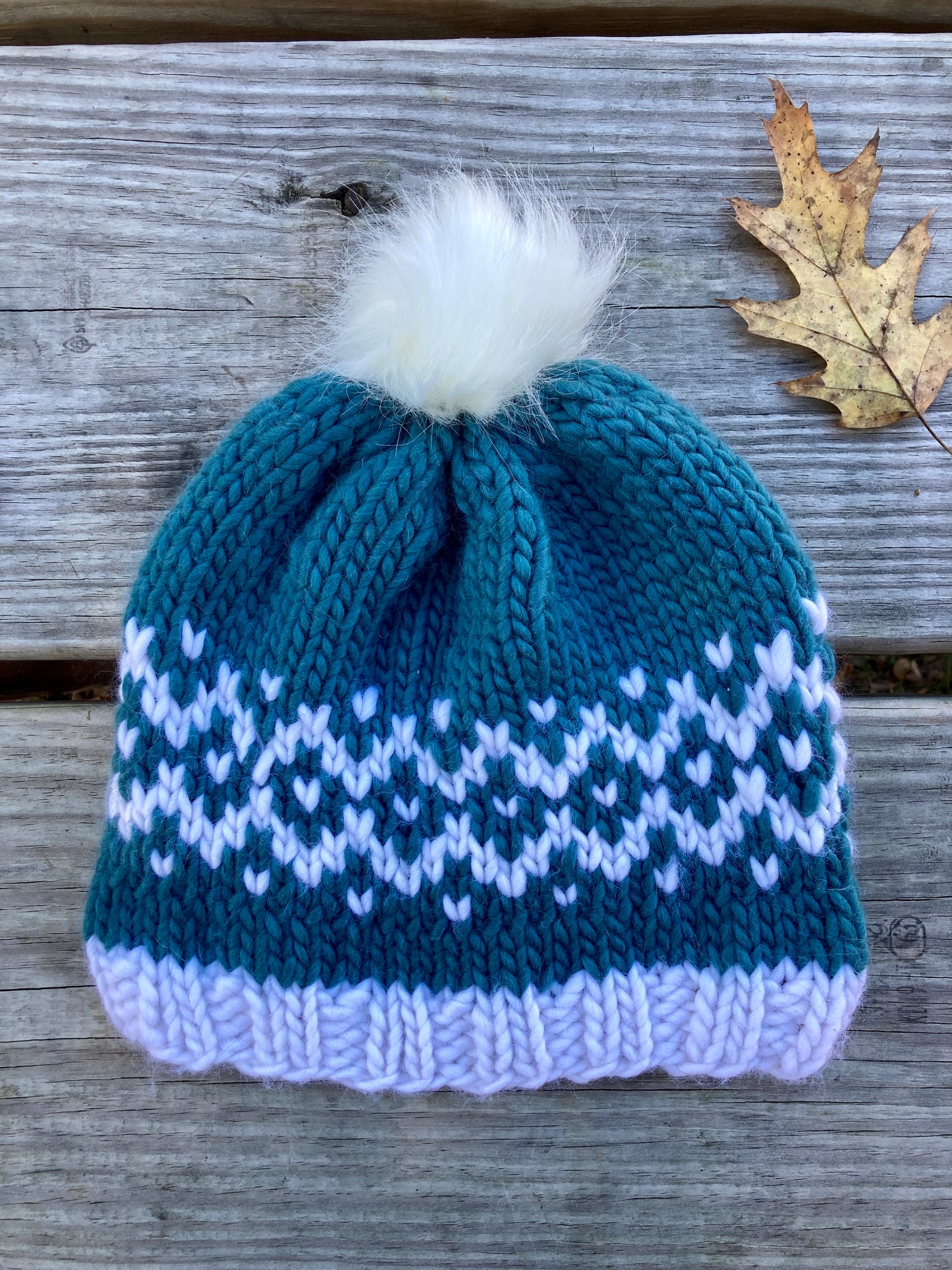 Merino Blue Hat