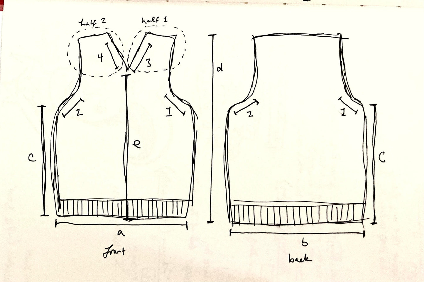 Boxy Fisherman Vest Pattern