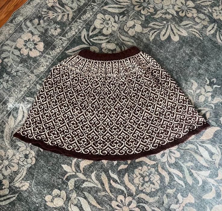 Cordiform Tiles Skirt