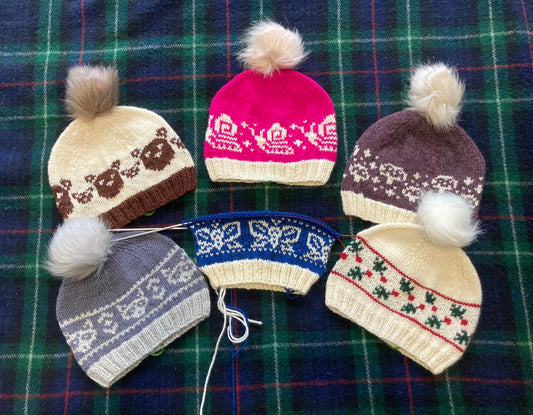 Basic Hat Pattern and More Forest Fair-Isle Charts